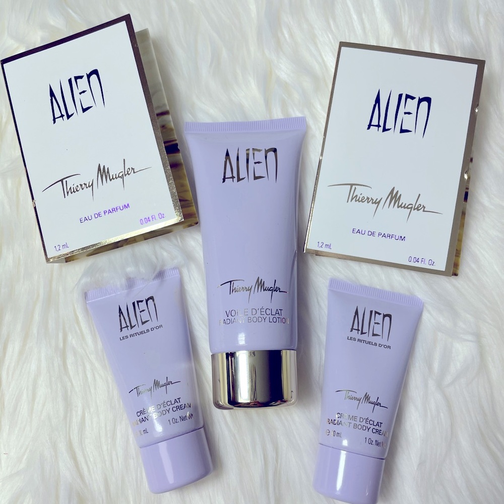 THIERRY MUGLER ALIEN BODY LOTIONS AND PERFUME